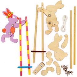 Osterhasen Holz Akrobat Bastelset  (pro Set 3) Bastelaktivitäten zu Ostern