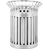 Ulsonix Abfalleimer 90 l Silber