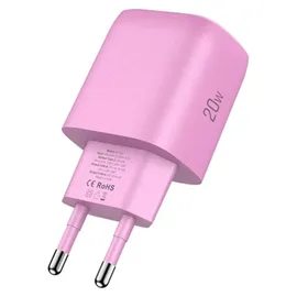 OEM Tech-protect Nca20 Pd 20w Qc3.0 Usb-a / Usb-c Wandladegerät – Pink