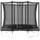 Berg Toys BERG Trampolin Ultim Favorit Regular 280 Grey mit Airflow inkl. Sicherheitsnetz Comfort