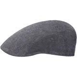 Stetson Madison Leinen Flatcap - Flat Cap aus Leinen Herren/Damen - Gefütterte Leinencap - Schirmmütze Frühjahr/Sommer - Sommercap grau 57 cm - 57