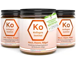 Kollagen Institut: Beauty Pulver für Haut, Haare, Nägel 3x150 g Unisex