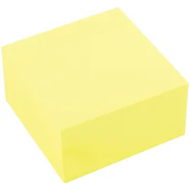 D.RECT - 009505 Haftnotizwürfel Super Sticky Notes |Notiz Klebezettel | Selbstklebende Haftnotizzettel in 51x51mm 400 Blatt Gelb