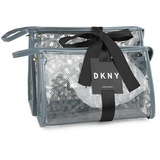 Dkny - Kulturbeutel - Kulturtasche. Kulturtasche Damen. Kosmetiktasche - Kosmetikkoffer DK63725, Blaues Wildleder