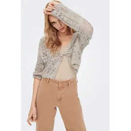 Only Onlbeach Life 7/8 O-N Cardigan KNT Noos grau L