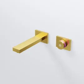 Steinberg Serie 390 Waschtischarmatur Brushed Gold