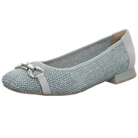 CAPRICE Woms Ballerina für Damen, blau, Größe 37 EU