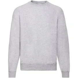 FRUIT OF THE LOOM Raglan Sweatshirt Heather Grey S