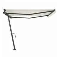 VidaXL Standmarkise Einziehbar 400x300 cm Creme