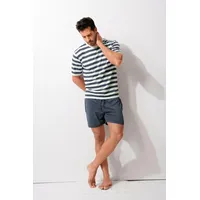 H.I.S. Pyjama gestreift Blau 44/46 (S)