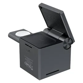 CHOETECH T632-F 3-in-1 15W induktives Ladegerät (schwarz)