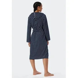 SCHIESSER Bademantel Feather Terry Blau XL
