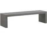 Beliani Trendy Gartenbank 150 x 40 x 40 cm Grau