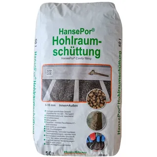 Blähton Trockenschüttung Dämmschüttung 8-16 mm Körnung 50l Beutel Ausgleichsschüttung mit Trittschalldämmung Schüttdämmung Blähton 50l Sack