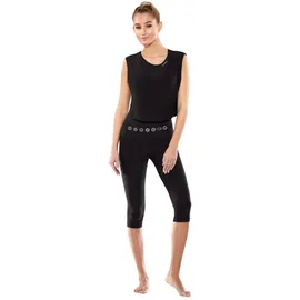 Winshape Damen Light And Soft Cropped Top Aet115ls Yoga-Shirt, Schwarz, S EU