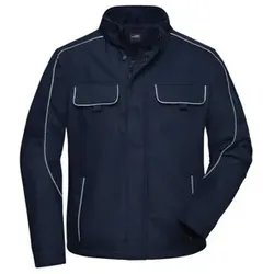 Workwear SoftshellJacke JN884, navy-blau, Größe 4XL - navy - 4XL