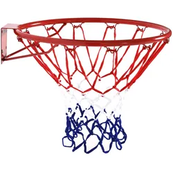 HOMCOM Basketballkorb Metallrohr, Polypropylen