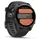 Garmin fenix 8 AMOLED 43 mm sapphire, schwarz / carbongrau DLC Titan mit QuickFit Silikon-Armband 20 mm