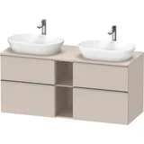 Duravit D-Neo Konsolenwaschtischunterbau wandhängend Taupe Matt 1400x550x664 mm - DE4970B70910000