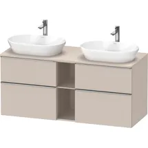 Duravit D-Neo Konsolenwaschtischunterbau wandhängend Taupe Matt 1400x550x664 mm - DE4970B70910000