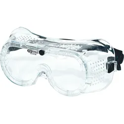 KS Tools Schutzbrille mit Gummiband-transparent, EN 166 transparent - 310.0120 - transparent