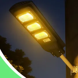 Retoo Solar-Straßenlampe mit Dämmerungssensor LED PILOT 240 W