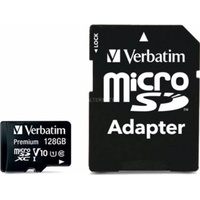 Verbatim microSDXC 128GB Class 10 + SD-Adapter