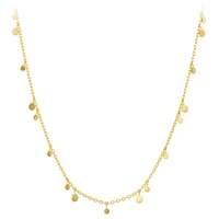Glow Necklace - Vergoldet-Silber Sterling 925 / 400 - 450 - 40-45 cm - Pernille Corydon