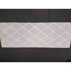 Fußmatte waschbar Rautenmuster 66*185 cm grau