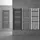 ECD Germany Badheizkörper 400 x 800 mm 240 W grau Mittelanschluss