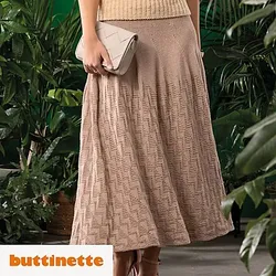 Strickanleitung – Maxirock aus Woll Butt Vinia