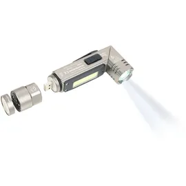 Troika ECO KNICKLICHT PRO Grau Magnetische Befestigung Taschenlampe COB LED