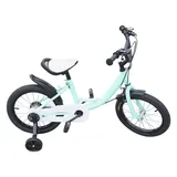 Garbenat 16 Zoll Kinderfahrrad Jungen Fahrrad mit Stützrädern für Kinder Trainingsfahrräder (Weiß)