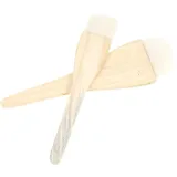 UPKOCH 2 Backpinsel Holzgriff Backpinsel BBQ Marinadenpinsel Streichöl Butterpinsel für Grill BBQ Soße Kuchen Fleisch Würstchen Desserts Backen Küche Kochen