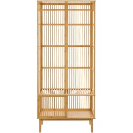 [en.casa] Garderobenständer Vemb Beige