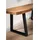 Wohnling Garderobenbank 120 x 40 x 45,5 cm Akazie Massivholz / Metall schwarz