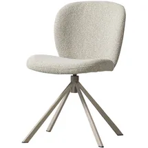 Woood Esszimmerstuhl Femke Bouclé beige 2er Set