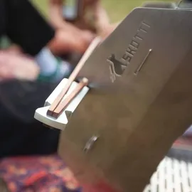 Skotti Edelstahldeckel Cap inkl. Grillzange und Tasche