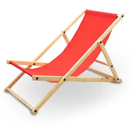 BITUXX Klappliege 122 x 60 x 82 cm Rot