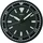 Seiko Wanduhr 30 cm QXA791K schwarz