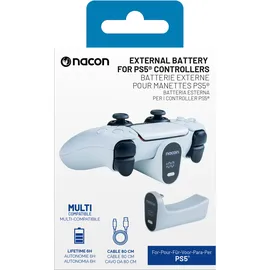 Nacon Spiele-Controllerbatterie für PlayStation 5 Weiß