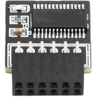 TPM SPI 12Pin-Modul für GC TPM2.0 S, Bessere Kompatibilität mit DDR4-Motherboards, SPI-Schnittstelle, Personal Computer, 10 11 Kompatibel für GC TPM2.0 S