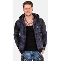 Cipo & Baxx Strickjacke in DUNKELBLAU | Gr.: S