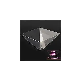 Generisch 10 Stück Hologramm Projektor Pyramide, Mobiler Smartphone-Hologrammprojektor, Holographic Display Stands Projektor Für Jedes Smartphone