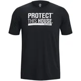 Under Armour Protect This House T-Shirt Herren 001 black/white S