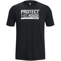 Under Armour Protect This House T-Shirt Herren 001 black/white S