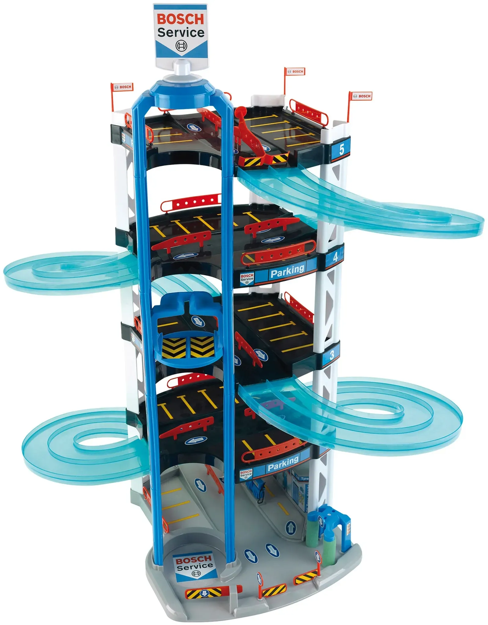 Theo Klein Bosch Car Service Parkhaus, mehrfarbig