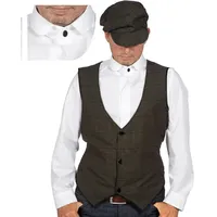 Wilbers & Wilbers Wilbers Herren Hemd Roaring 20's, Rundkragen