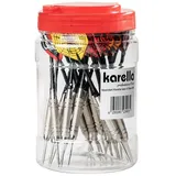 Karella Steeldarts 19 g, 24er-Box - Bunt