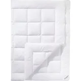 schlafgut Microfaserbettdecke Pure, Bettdecke in 135x200 cm und weiteren Größen, für Sommer oder Winter weiß 135 cm x 200 cm